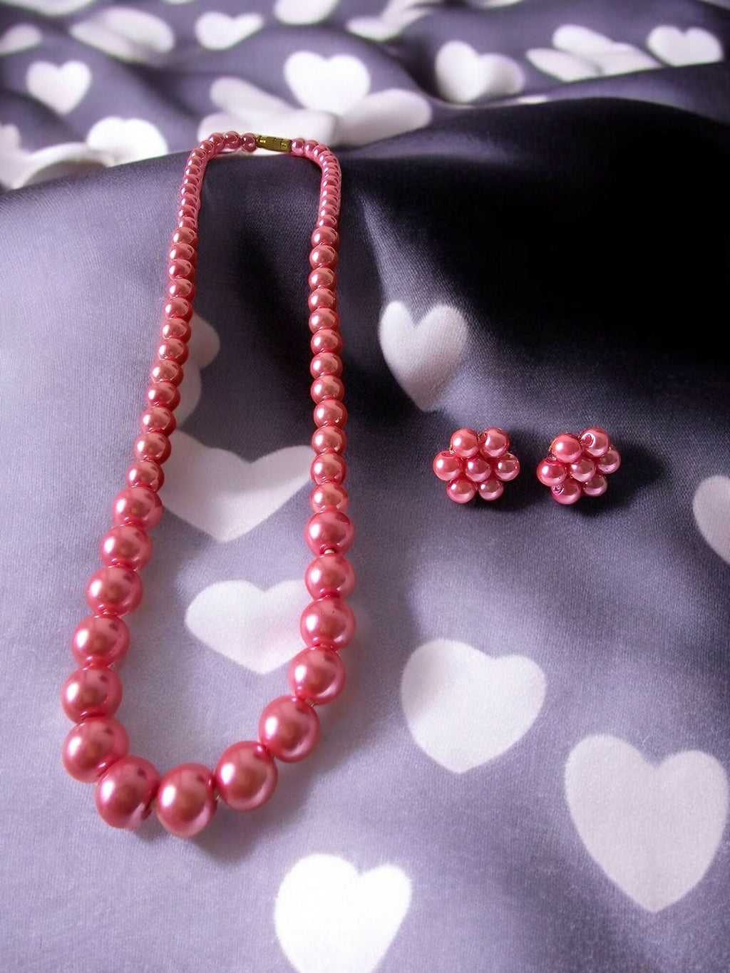 Inhanns Spectrum Everyday Pearl Sets - Single Strand - Pink