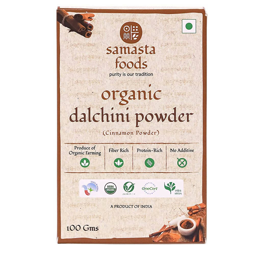 Samasta Foods Organic Dalchini (Cinnamon) Powder