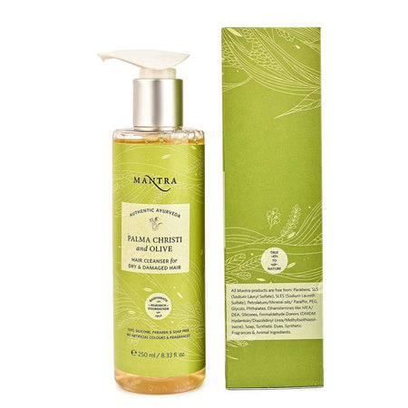 Mantra Herbal Palma Christi and Olive Hair Cleanser For Dry & Damaged Hair