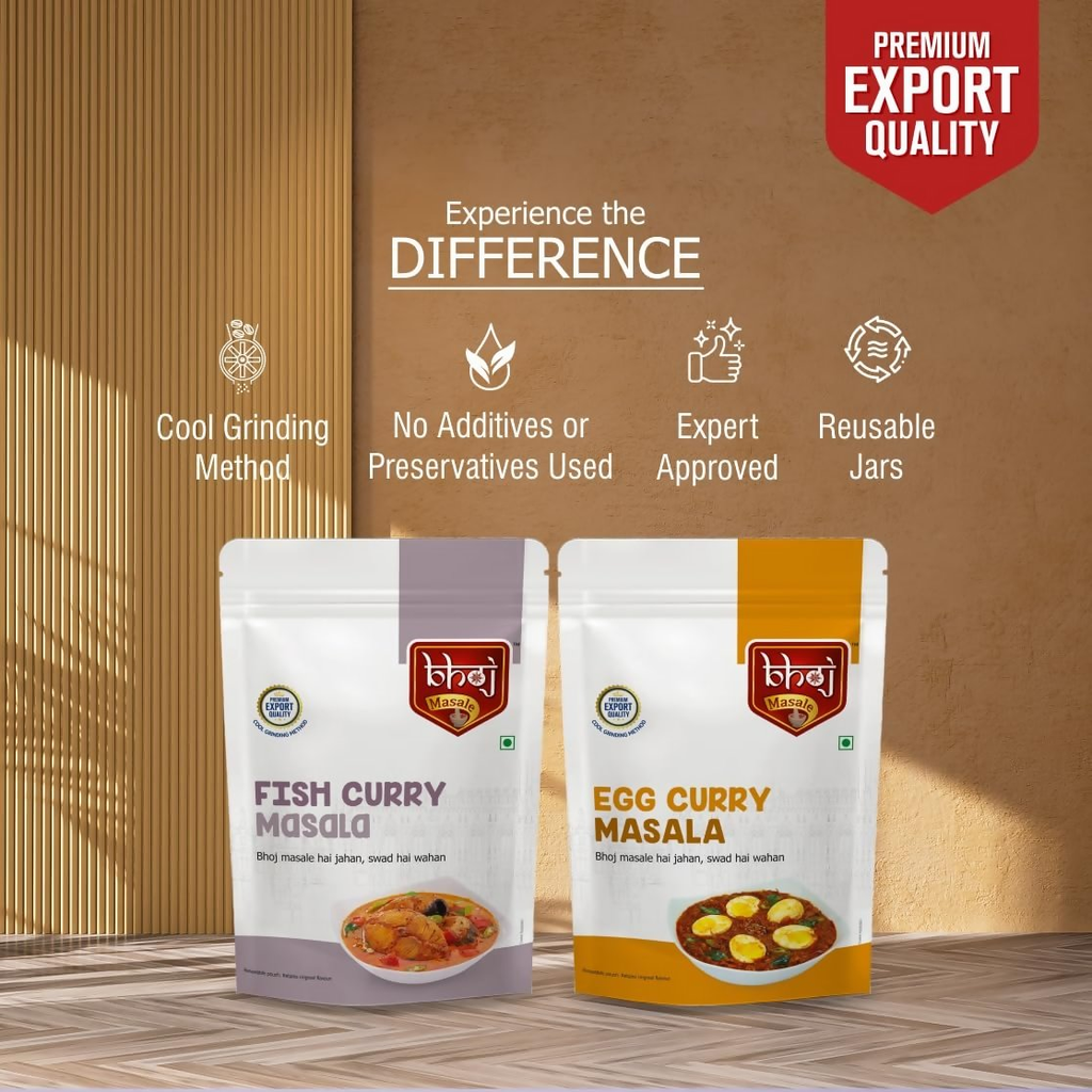 Bhoj Masale Fish Curry And Egg Curry Masala Powder - Distacart