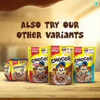 Kellogg's Multigrain Chocos Moons & Stars, High In Calcium & Protein,Essential Vitamins,Iron & Immuno Nutrients