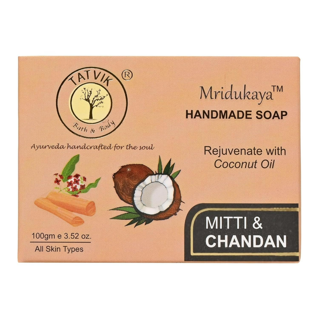 Tatvik Ayurveda Mridukaya Hand Made Soap (Mitti & Chandan)