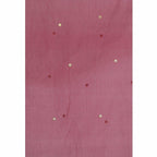 A R Silk Women's Stone Work Orgenza Cotton Mehroon Dupattas and Chunnis