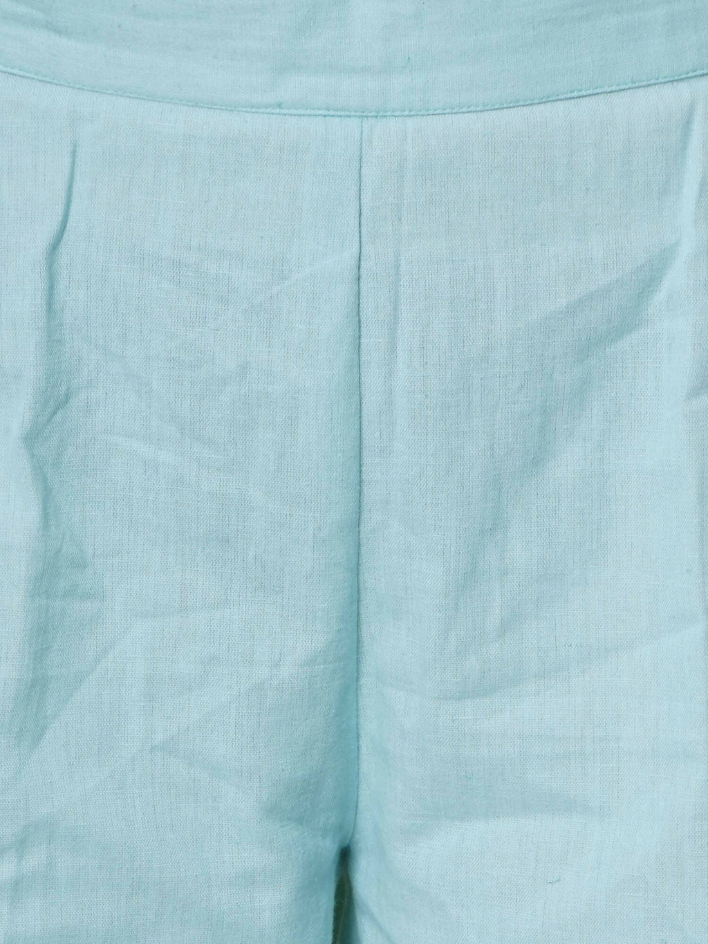 Women Republic Light Blue Cotton Kurta Set - Distacart