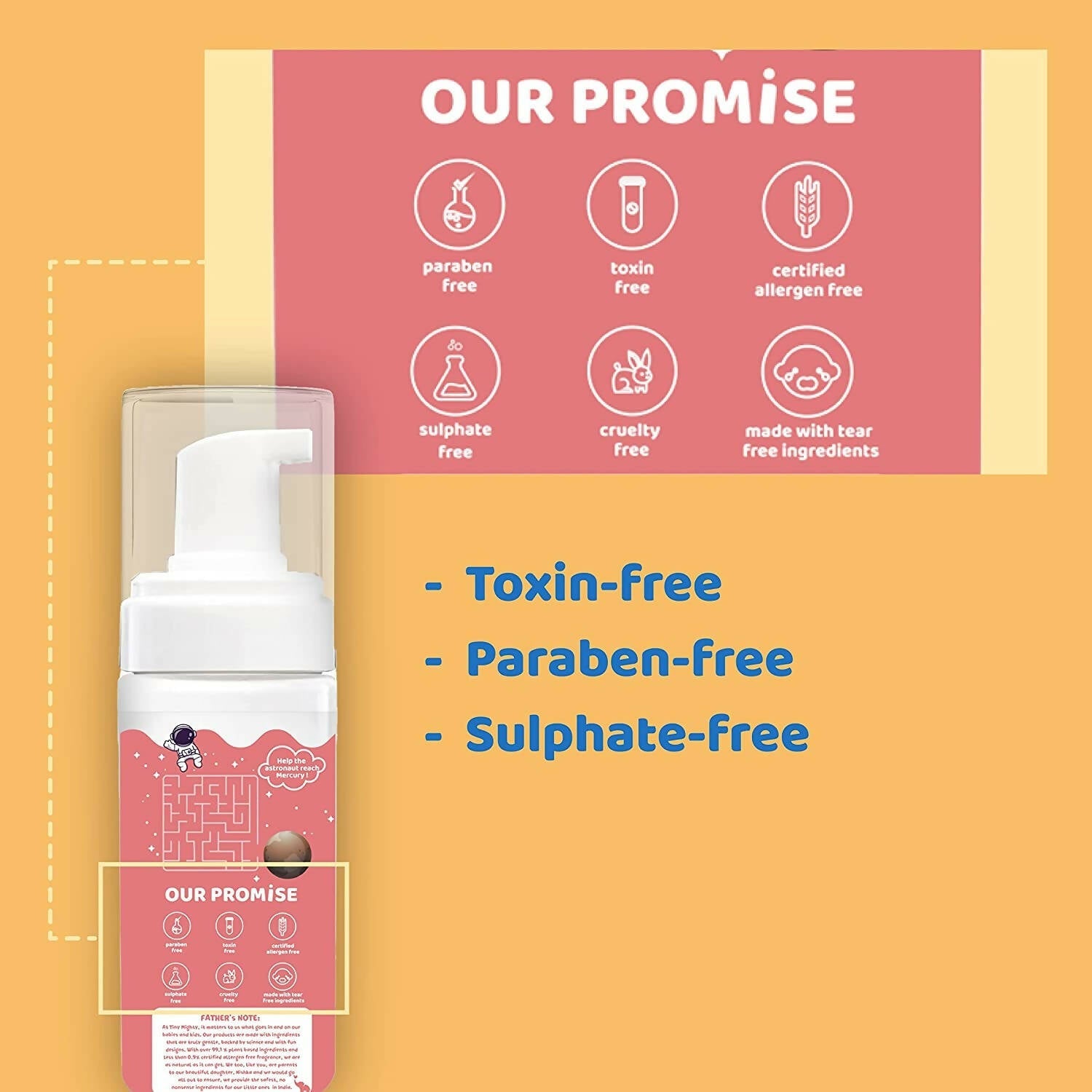 Tiny Mighty Kids Foam Body Wash