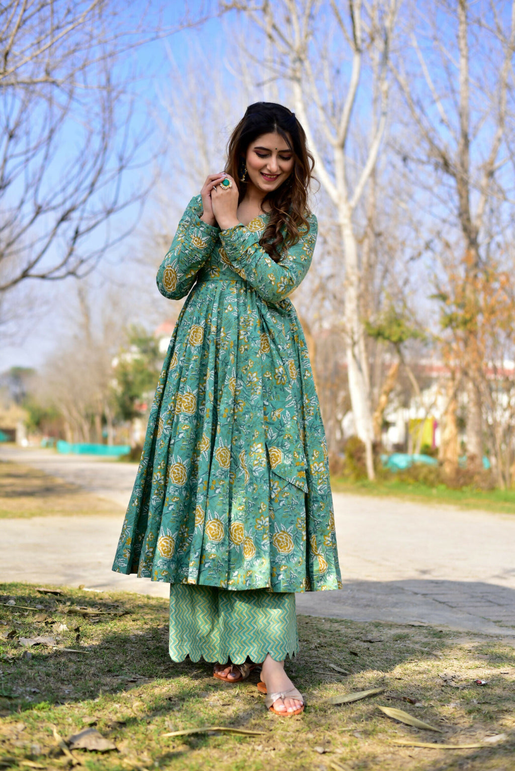 Aayaa Pure Cotton Silk Suit With Heavy Digital Print - Multi Color - Distacart