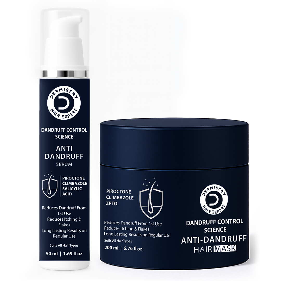 Dermistry Anti-Dandruff Control Hair Mask & Serum Combo - Distacart