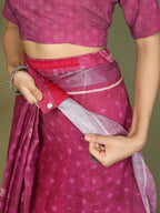Shree Shyam Fashion Cotton Purple Saree - Distacart