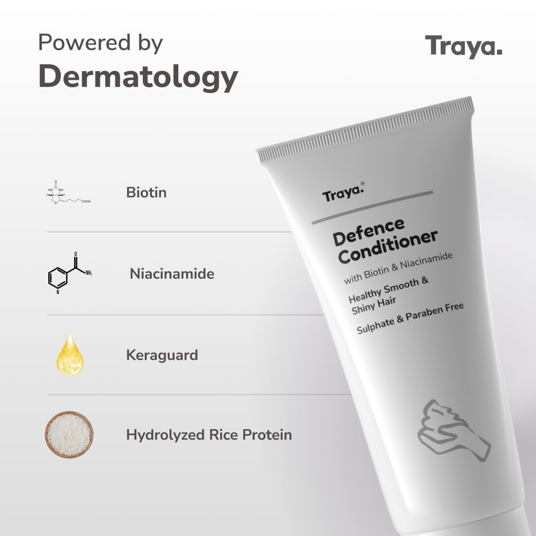 Traya Defence Conditioner with Biotin & Niacinamide