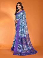PR Fashion Jamun Kota Doria Printed Saree