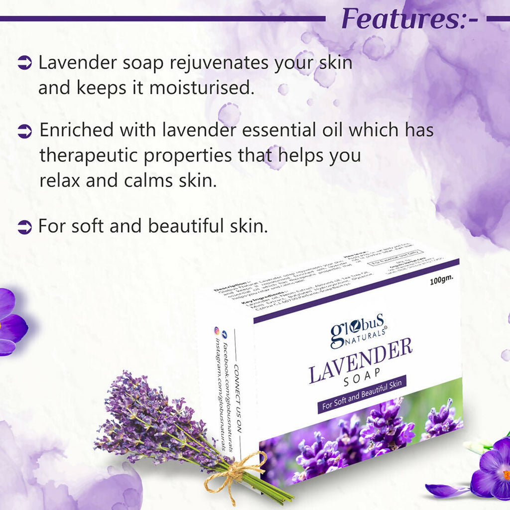 Globus Naturals Lavender Soap