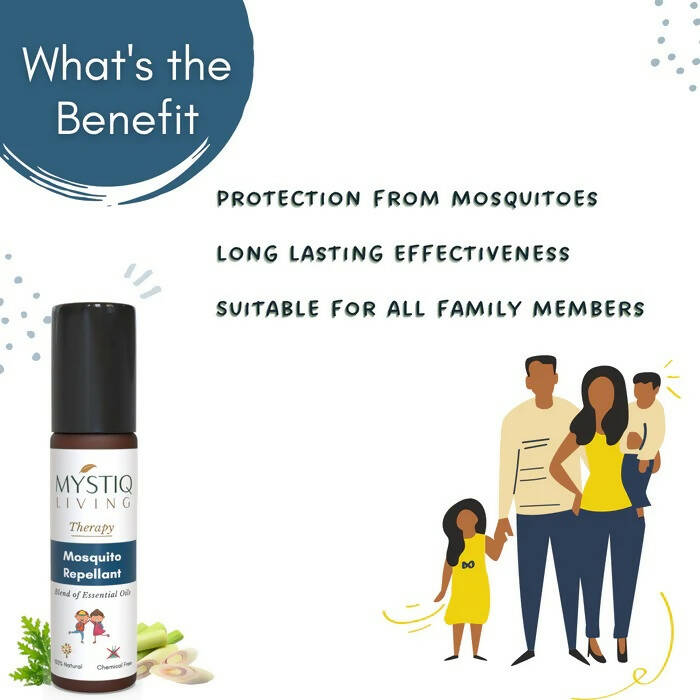Mystiq Living Therapy Mosquito Repellent Roll On - Distacart