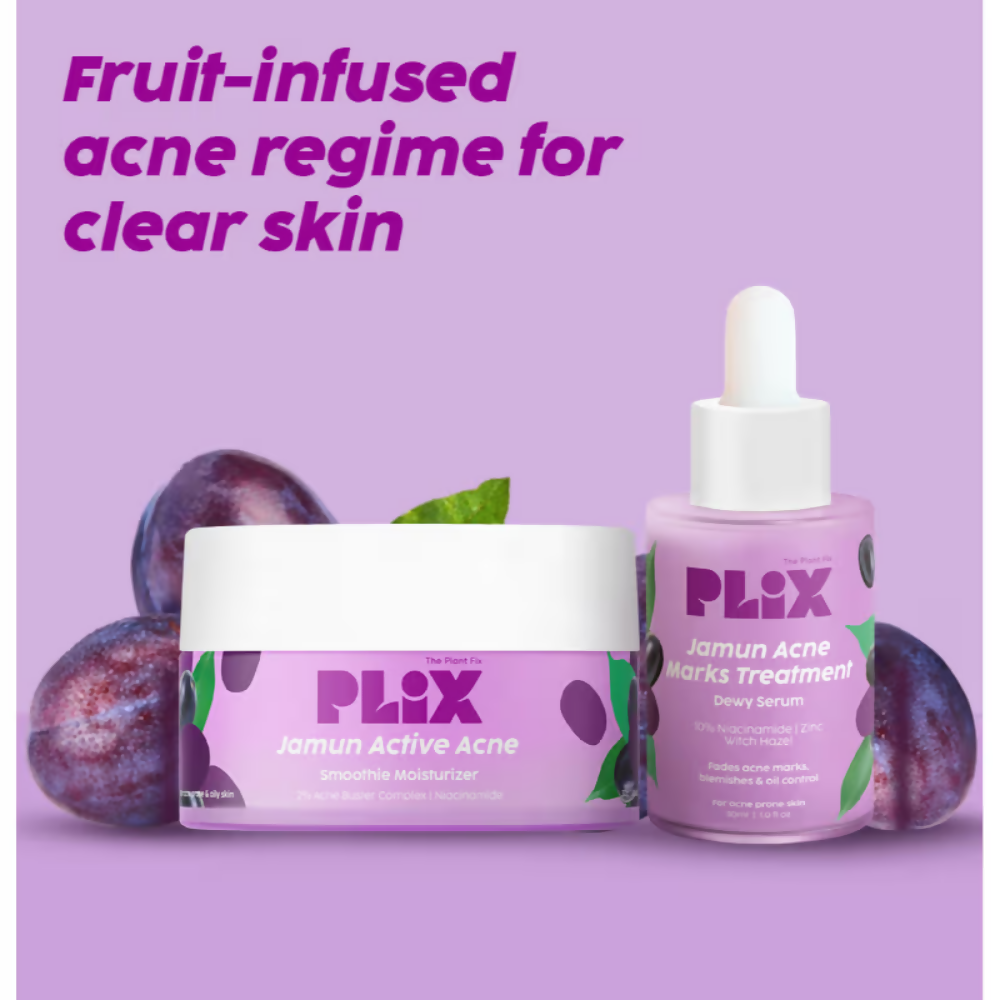 PLIX The Plant Fix 2% Acne Buster Moisturizer & 10% Niacinamide Serum