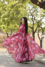 Vastranavya Latest Fancy Party Wear Lehenga Choli With Shrug - Pink