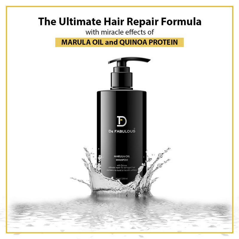 De Fabulous Marula Oil Sulphate Free Shampoo For All Hair Types