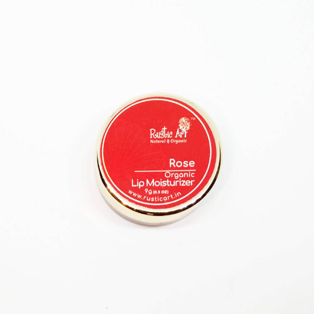 Rustic Art Rose Organic Lip Moisturizer - Distacart