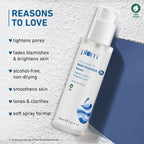 Plum 3% Niacinamide Alcohol-Free Toner With Rice Water and 10% Niacinamide Brightening Face Serum Combo