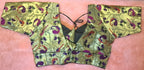 Kia Fashions Bottle Green Jacquard Weave Multi Color Paithani Readymade Blouse - Distacart