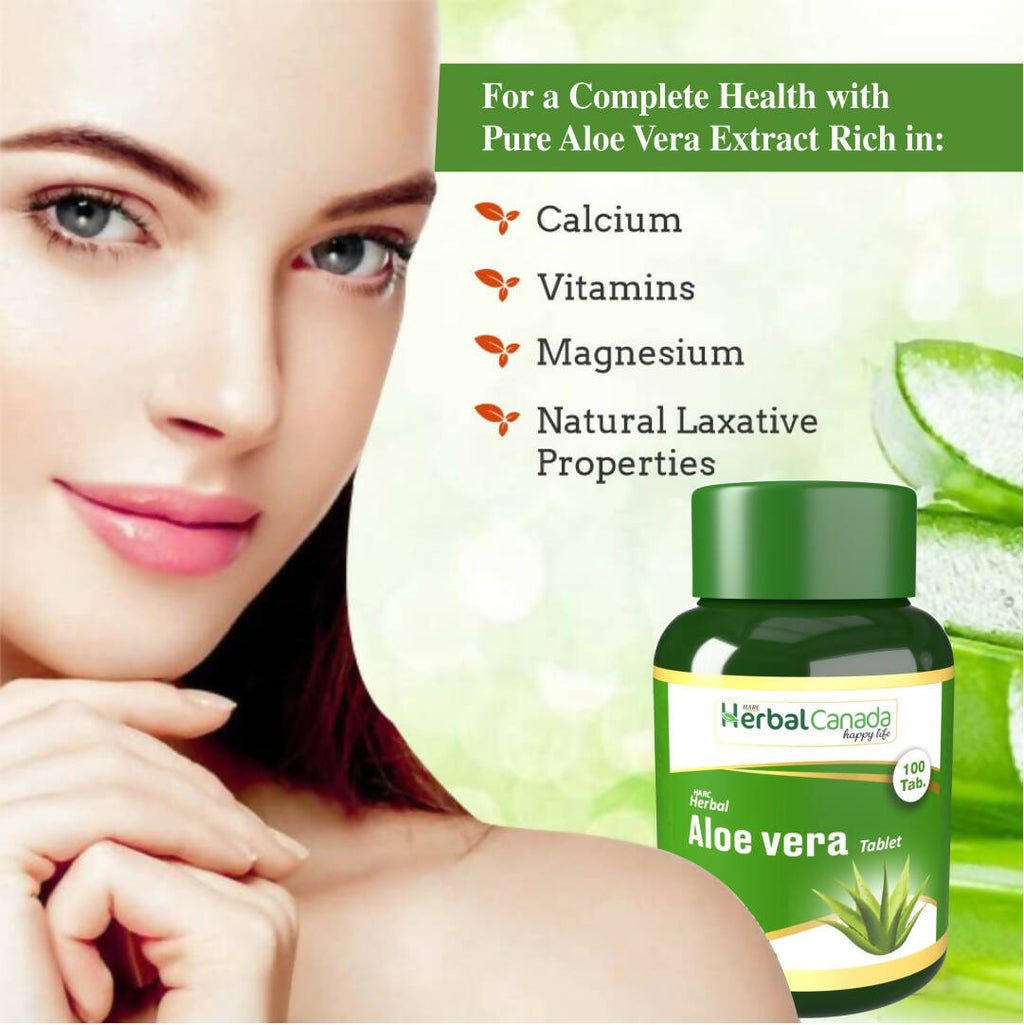 Herbal Canada Aloe Vera Extract Tablets - Distacart