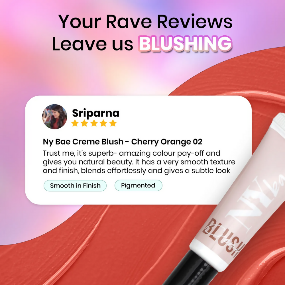 NY Bae Creme Blush - Cherry Orange 02 - Distacart