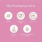 Foxtale Firming Eye Gel To Reduce Dark Circles, Puffy Eyes, Fine Lines and Inflammation