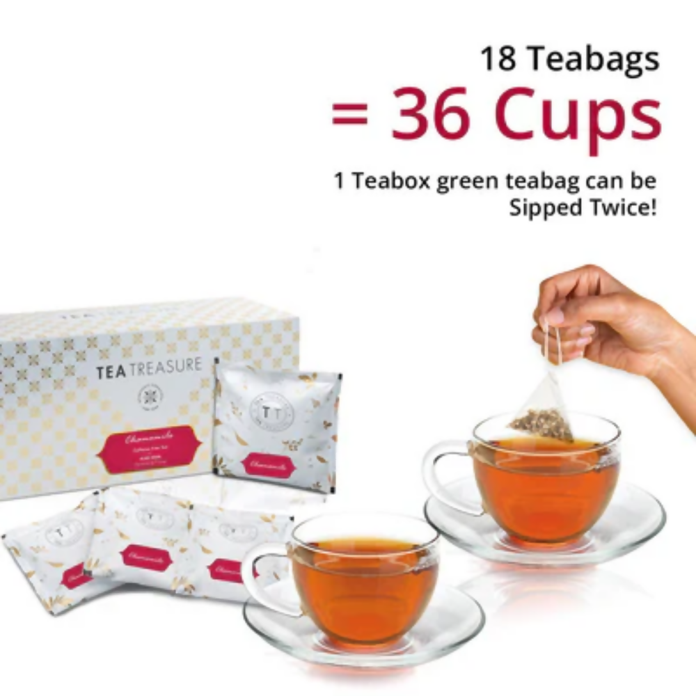 Tea Treasure Pure Chamomile Tea Bags - Distacart