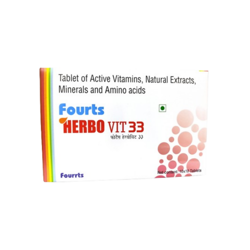 Fourts Herbo Vit 33 Tablets - Distacart