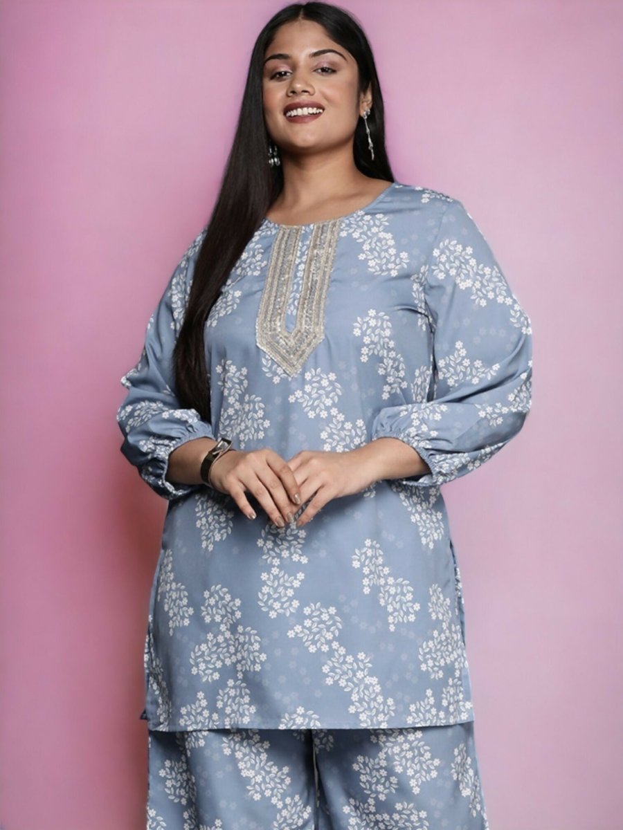 Ahalyaa Women's Traditional wear Tunic - Grey