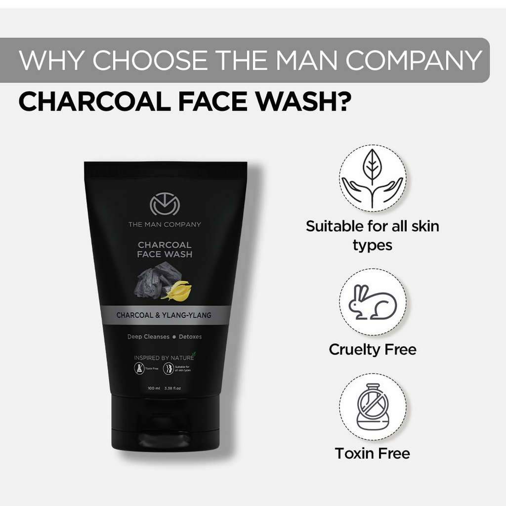 The Man Company Charcoal Face Care Kit