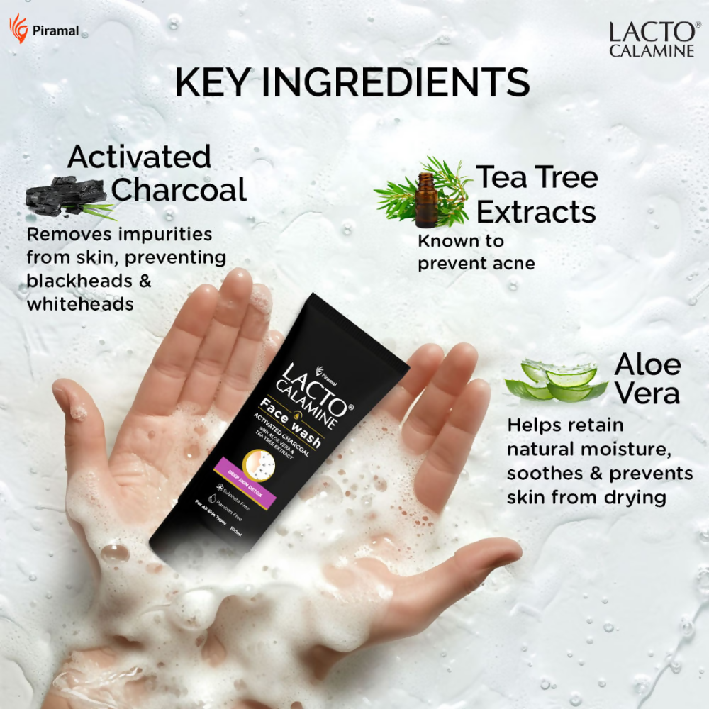 Lacto Calamine Activated Charcoal Face Wash