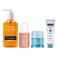 Neutrogena Bestsellers CSMS (Cleanser, Serum, Moisturizer, Sunscreen) Combo