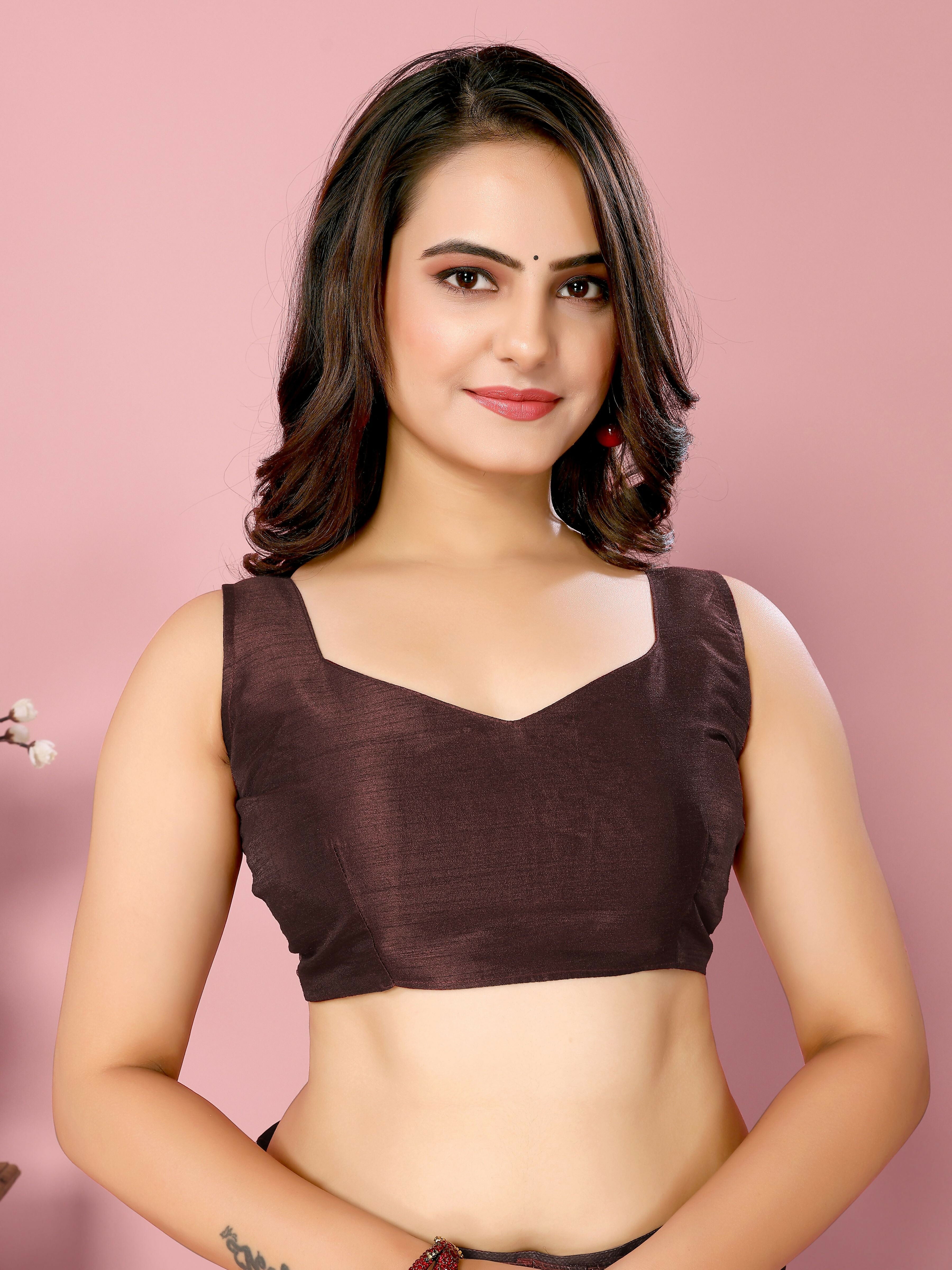 Attractive These Party Wear Ready To Wear Saree - Burgundy