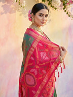 Shree Shyam Fashion Mehndi Soft Silk Saree - Distacart