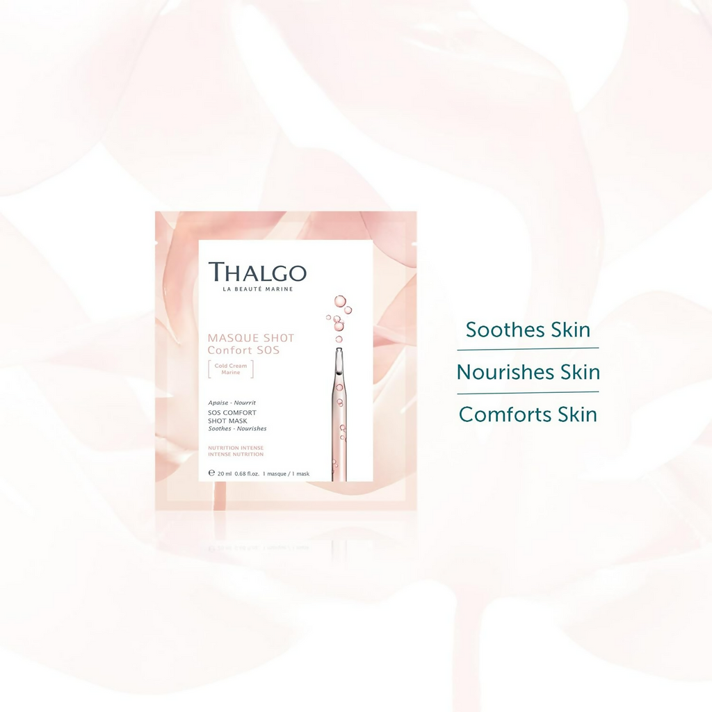 Thalgo SOS Comfort Shot Mask - Nourishing Marine Cold Cream Sheet Mask