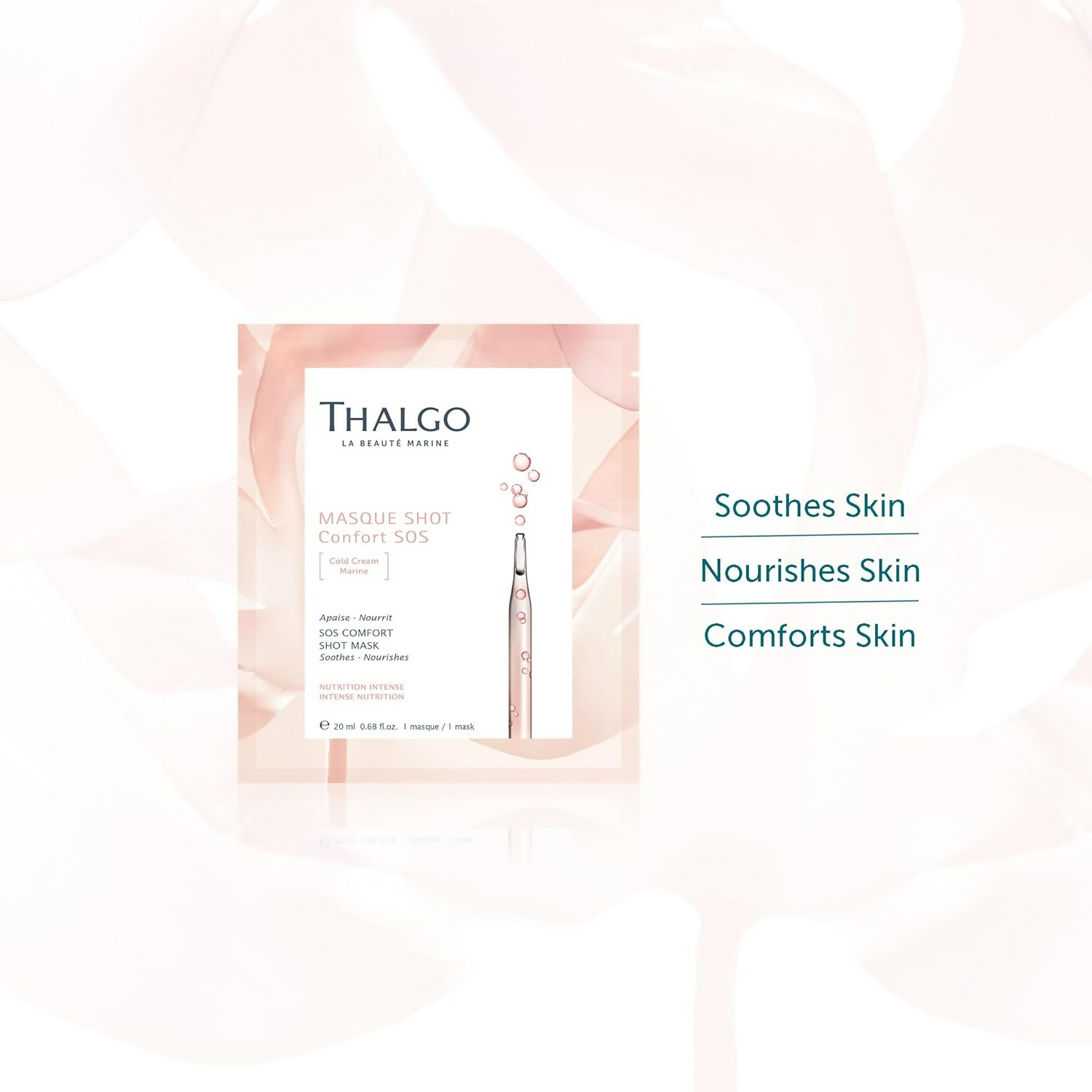 Thalgo SOS Comfort Shot Mask - Nourishing Marine Cold Cream Sheet Mask