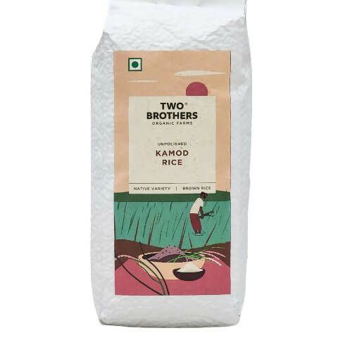 Two Brothers Organic Farms Krishna Kamod Brown Rice, Unpolished