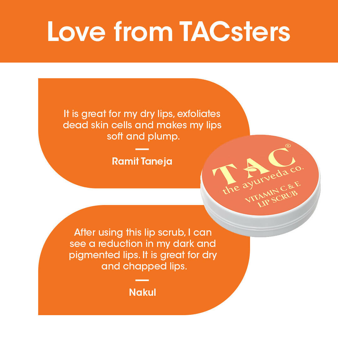 TAC - The Ayurveda Co. Vitamin C & E Lip Scrub