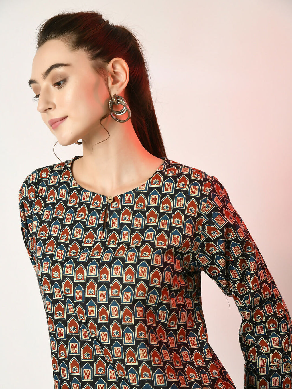 Myshka Women's Multi Printed Top