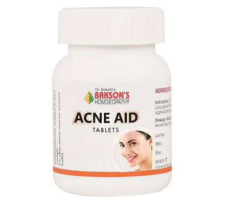 Bakson's Homeopathy Acne Aid Tablets