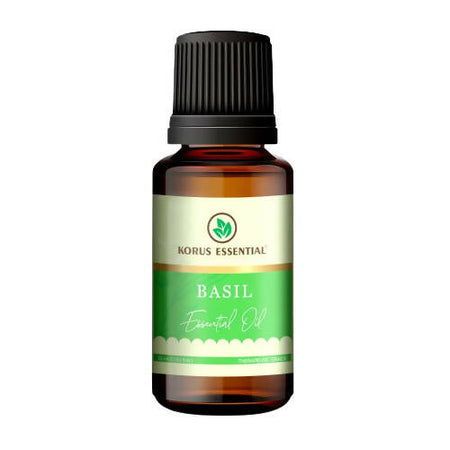 Korus Essential Basil Essential Oil - Therapeutic Grade
