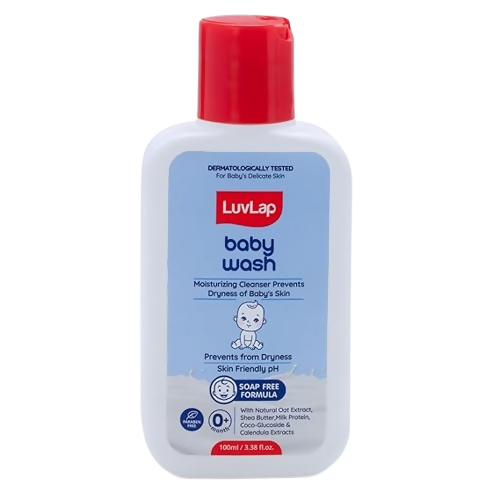 LuvLap Baby Wash with Milk Protein, Oatmeal, Shea Butter and Vitamin E