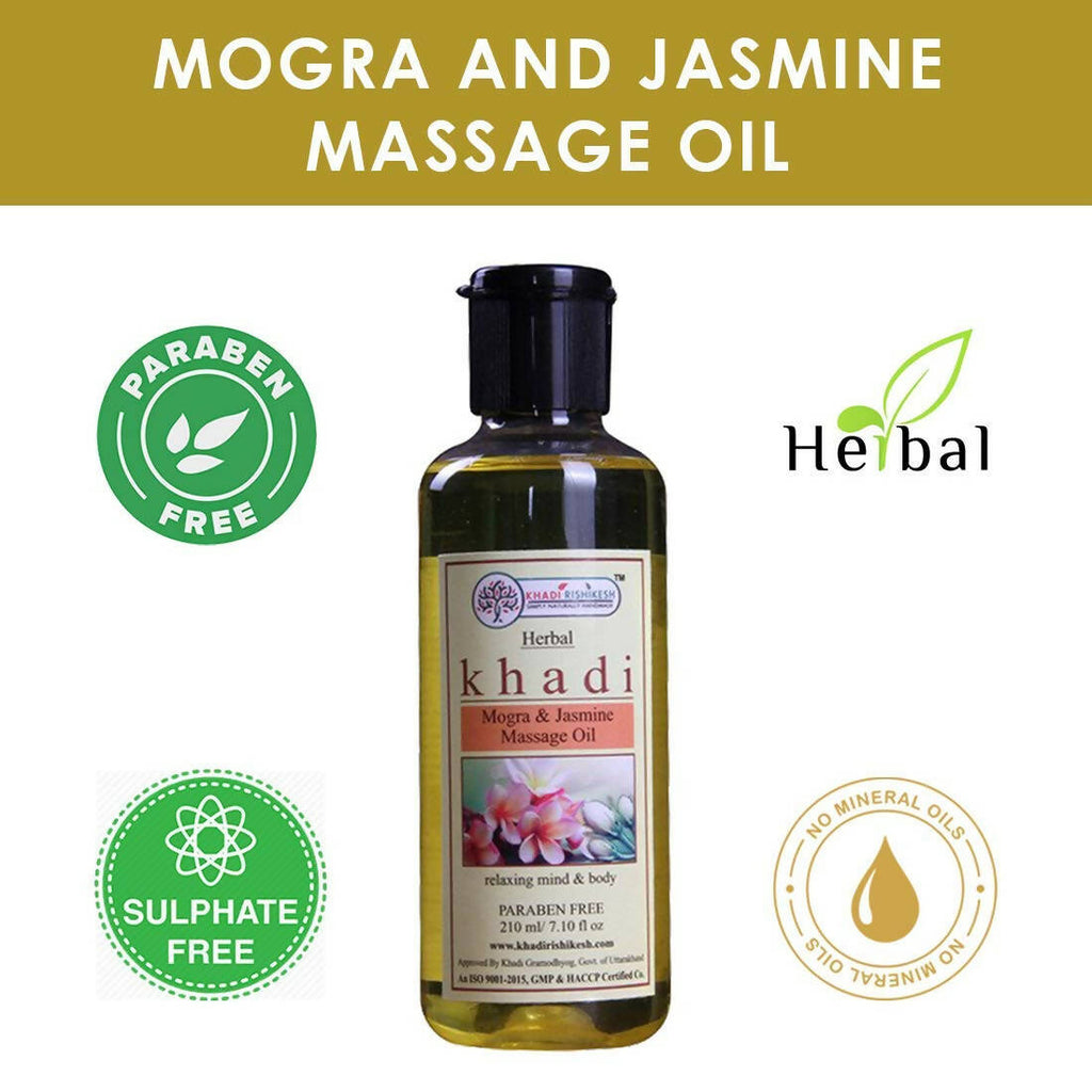 Khadi Rishikesh Herbal Mogra & Jasmine Massage Oil