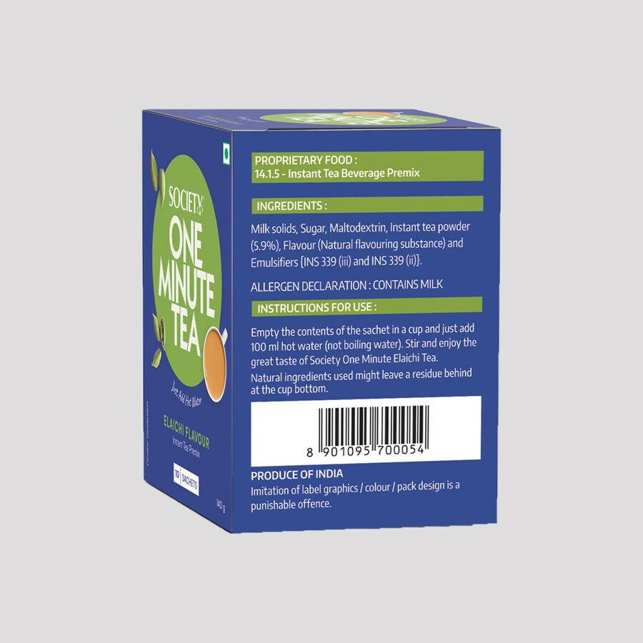 Society OMT Elaichi & OMT Lemongrass Flavour Tea Premix Combo - Distacart