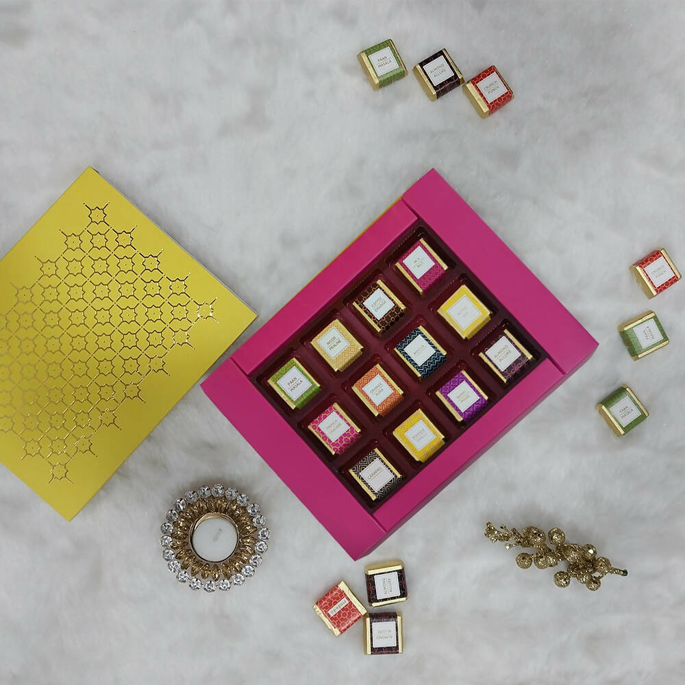 Dibha Ruchoks Assorted Chocolate Gift Pack (12 Assorted Chocolates)