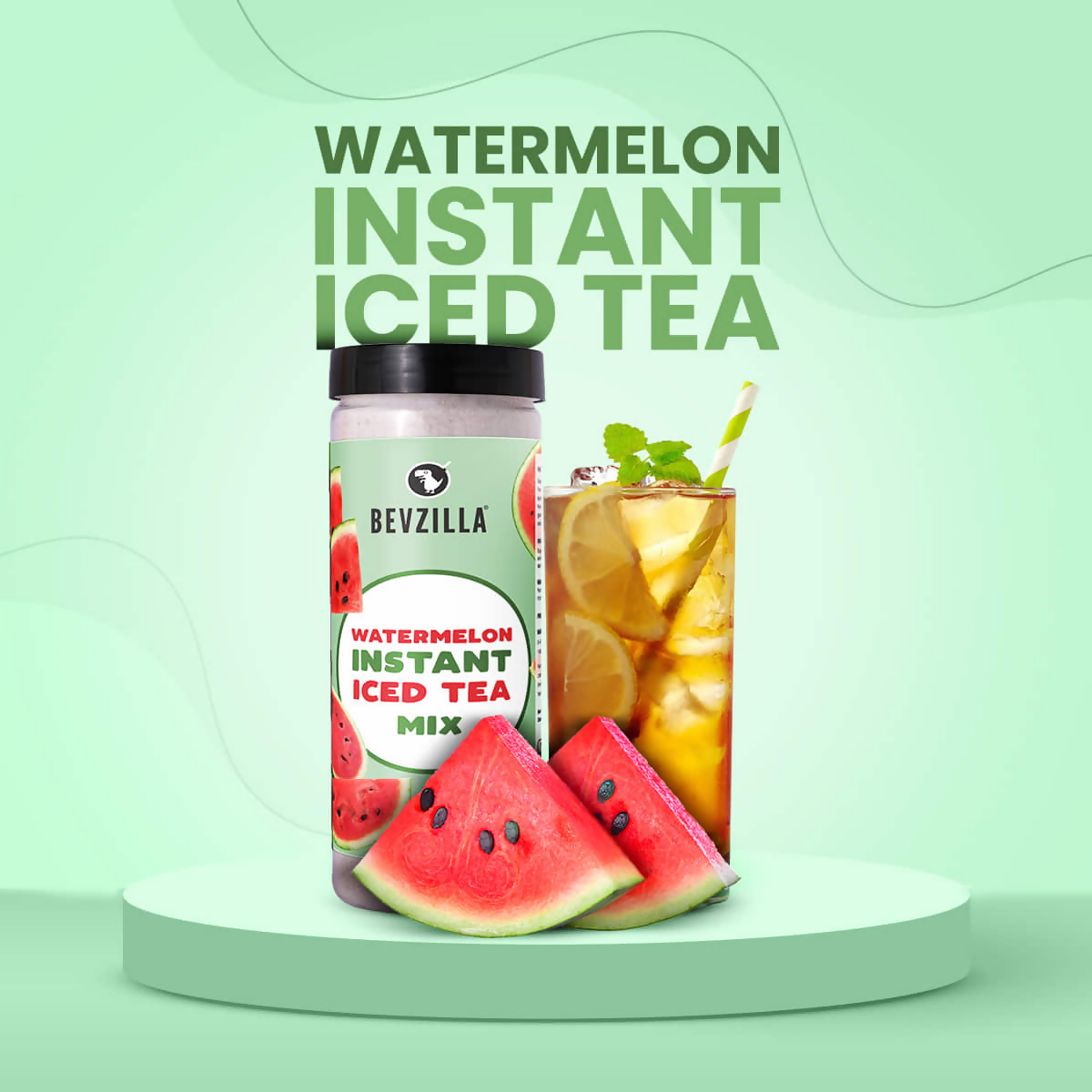 Bevzilla Watermelon Instant Iced Tea Mix - Distacart