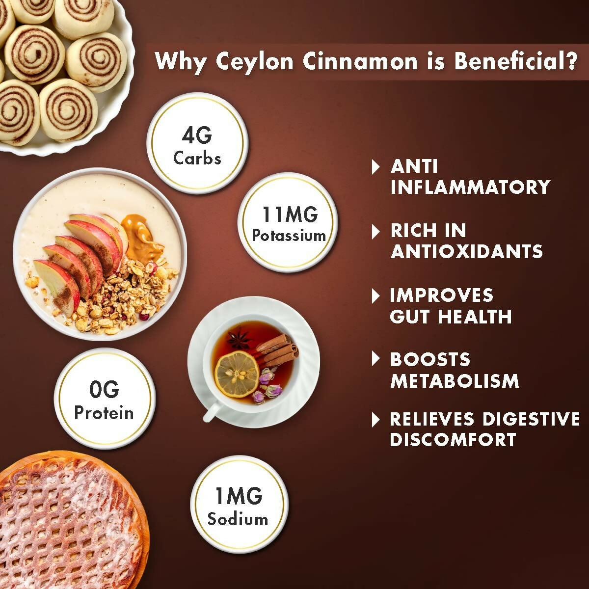 Sorich Organics Ceylon Cinamon Sticks Powder (Dalchini Powder) - Distacart