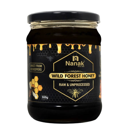 Nanak Wild Forest Raw & Unprocessed Honey-500 gm