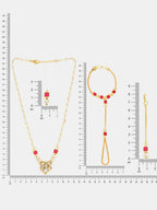 Ruby Raang Dua 4-Piece Jewelry Set - Distacart