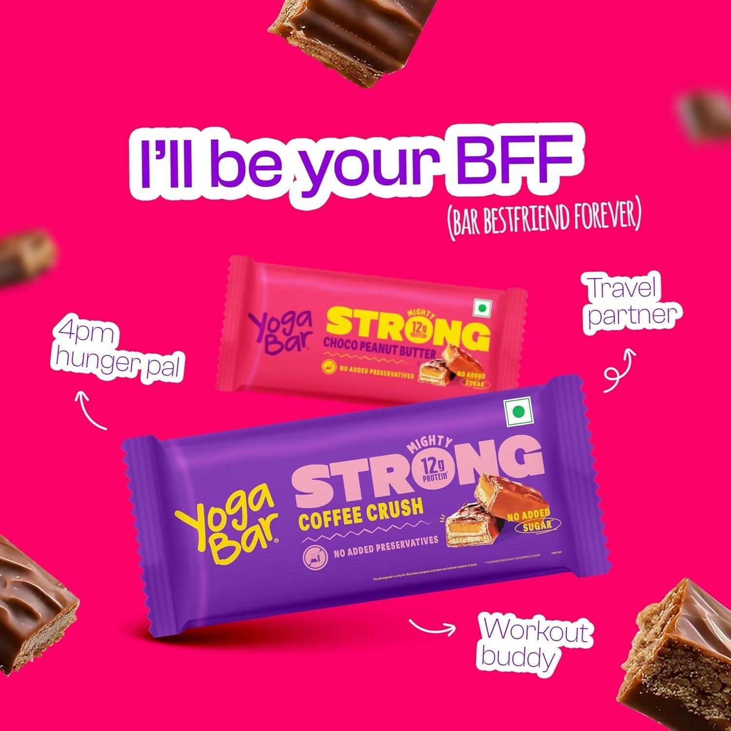 Yoga Bar Strong Coffee Crush Mighty Protein Bar - Distacart