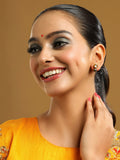 Ruby Raang Purple Pyrite Kundan Studs - Distacart